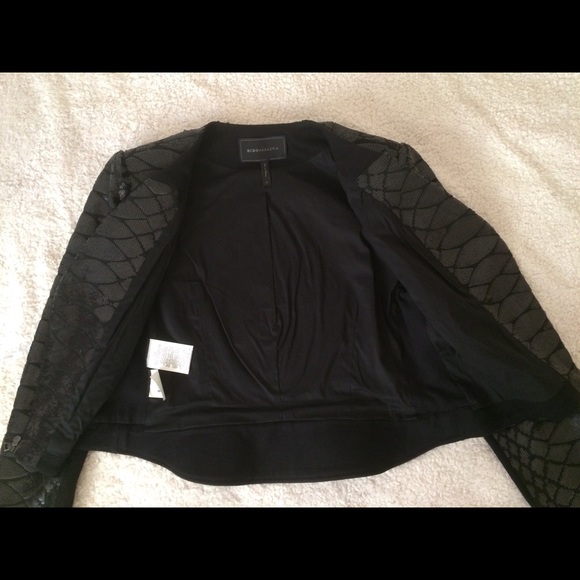 ‼️SOLD‼️ BCBGMAXAZRIA Asymmetrical Sequins Jacket - Picture 5 of 8